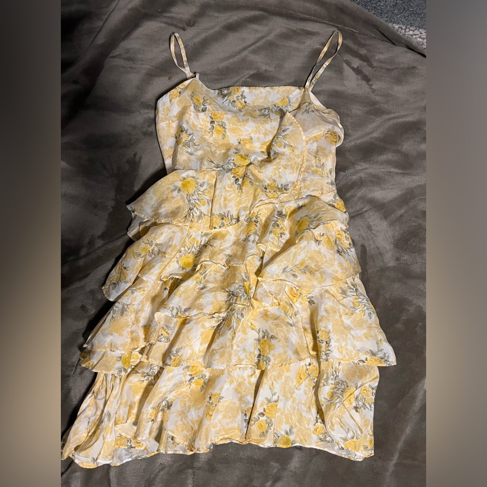 LoveshackFancy Yellow Floral Dress